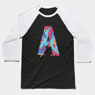 The letter A Baseball T-Shirt